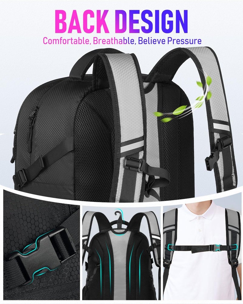 LOINTET Basketball Bag Backpack with Ball Holder Shoes Compartment, Large Basketball Accessories Sports Bag - Image 5